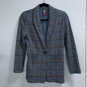 Vince Camuto plaid blazer